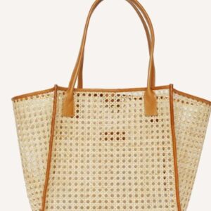 Woven Palm Leaf Market Shopper